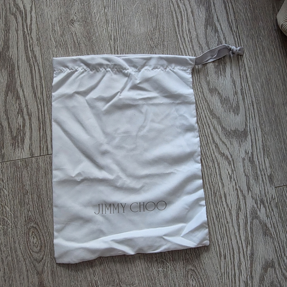 NEW Jimmy Choo White Dust Bag